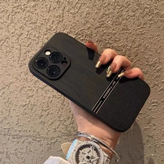 Sang Trọng Bao Da Điện Thoại Chống Sốc Họa Tiết Vân Gỗ Cho iphone15 pro max 14 13 12 11 pro max 14 15 plus xs max xr 7 8 plus 12 13 Ốp