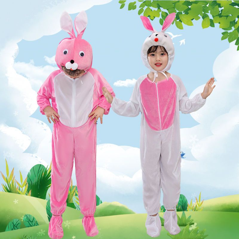 💕Chỗ💕 Quần Áo Trẻ Em Động Vật Múa 3 Đến 14 Tuổi Thỏ Trang Phục Quần Áo Cho Bé Gái Trới Lạ Halloween Giáng Sinh