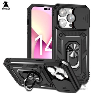 Ốp Điện Thoại Mỏng Có Vòng Trượt Bảo Vệ camera Chống Rơi Chịu Được Sức Nặng Cho iphone 14 15 pro max
