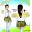 Mg-halloween Trẻ Em Trình Diễn Trang Phục Ong / Bọ Rùa Cánh Tutu Váy Đầu Cây Đũa Phép Cosplay Phụ Kiện Tiệc