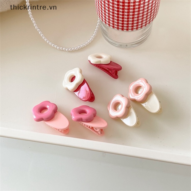 THI 2 Chiếc Kẹp Tóc Hoa Dễ Thương BB Kẹp Bộ Bé Gái Nữ Kẹp Tóc Bên Kẹp Barrette Mũ Phụ Kiện Tóc Mũ Đội Đầu VN