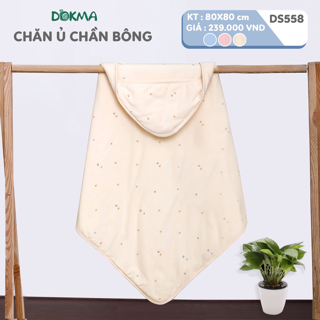 (80x80cm) Chăn Ủ Chần Bông Tiện Lợi Cho Bé Sơ Sinh Dokma Mã DS558