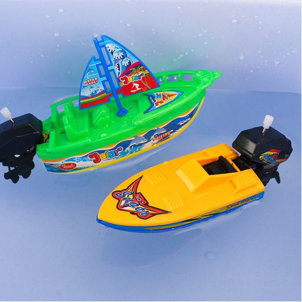 Đồ chơi tắm vòi hoa sen GOODH, Phao trong nước Motorboat Wind Up Toy, Đồ chơi trẻ em Tàu Đồng hồ Tốc độ Thuyền Đồ chơi trẻ em
