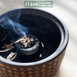 Than Hoạt Tính 3 Lành Xông Đốt Trầm Hương Ông 10 Viên An Toàn Ít Khói Không Mùi