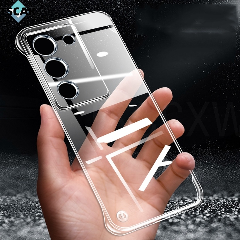 Ốp Điện Thoại Nhựa Cứng Trong Suốt Không Viền Cho redmi k60 k50 ultra k60 k50 pro k40s