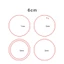 OXXGGKAO Ngày Lễ Tình Nhân Acrylic Trái Tim Móc Khóa Trống Đồ Trang Trí Có Lỗ Cho Thủ Công DIY Móc Khóa Vinyl Dự Án Trang Trí 20