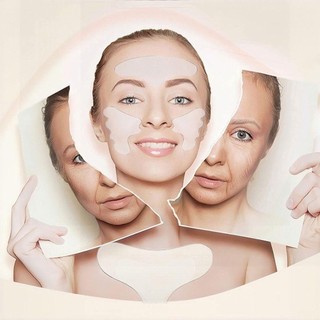 Miếng dán chống nhăn bằng silicon GUADALUPE1, Miếng đệm cổ trán nâng da chống lão hóa, Đầu trước trong suốt có thể tái sử dụng chống vi mô Dải xóa nếp nhăn khi ngủ