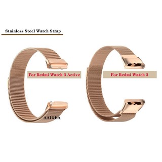 Dây Đeo Inox milanese Cho Đồng Hồ Thông Minh redmi watch 3 active