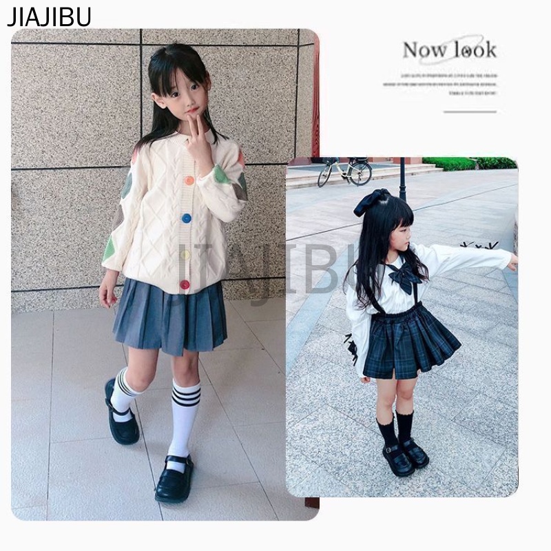 Giày Trẻ Em Từ 3-12 Tuổi Korean Girl Platform Mary Jane Shoes Non-slip Soft-soled Peas Shoes Cute Girls Small Leather Shoes Fashion Kids Shoes Children's Doll Shoes Giày Đồng Phục Học Sinh Tiểu Học Giày Khiêu Vũ Bé Gái Giày Đi Học Giày Đế Bệt Trẻ Em