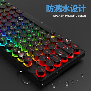 Bàn Phím Cơ viper k4 Có Dây Phát Sáng Dành Cho Máy Tính Để Bàn Lff0914
