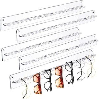 [COD] Dụng cụ sắp xếp kính râm NOOKSTORY, Giá đỡ kính Acrylic treo tường, Kính râm trong suốt chất lượng cao