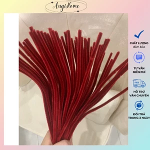Kẽm Nhung nhiều màu Loại 1 Làm Hoa Handmade Màu Pastel Lông Dày Mịn