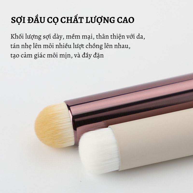 Cọ Tán Son Cực Mịn, Tán Cực Đều, Cọ Trang Điểm, Cọ Tán Phấn Makeup Đầu Tròn Đa Năng