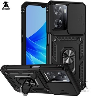 Ốp Điện Thoại Mỏng Có Giá Đỡ Dạng Vòng Tròn Xoay Chống Rơi Chịu Được Sức Nặng Cho oppo a57 a57s a77 a77s 4g / 5g