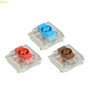 Bộ Đôi Bàn Phím Cơ gateron 2 0 ks-33 low profile Màu Xanh Dương / Đỏ / Nâu / Xanh Dương