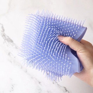 Tấm silicon chà lưng,chà chân có móc treo - SUNND