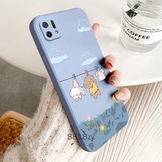 ốp lưng oppo a16k Ốp Điện Thoại tpu silicone Mềm Chống Rơi Vỡ In Hình Dễ Thương Kèm Dây Đeo Cho oppo a16k