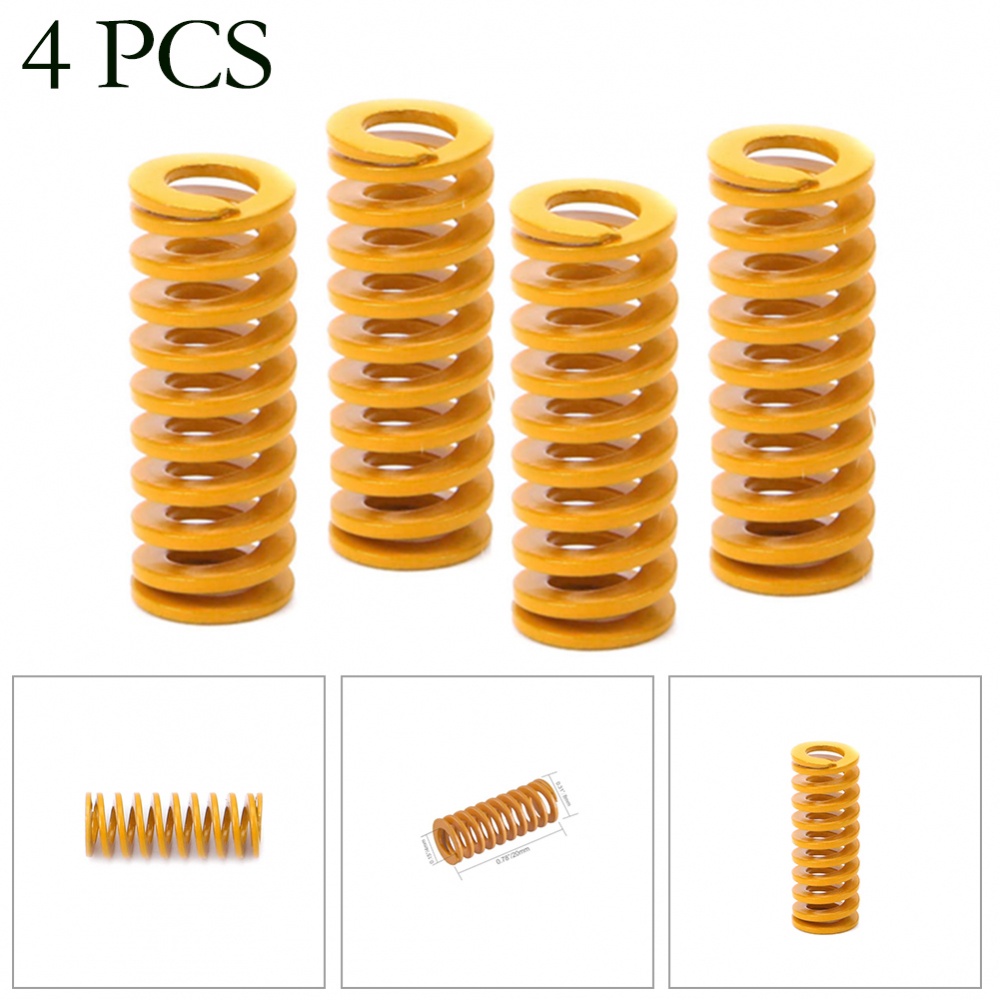 【COLORFUL】Easy to Install 4Pc Hot Bed Leveling Springs for Creality ...