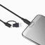 Cáp USB-A C sang USB-C 2 trong 1 GODD để đồng bộ dữ liệu sạc nhanh QC PD 10Gbps cho Cellp