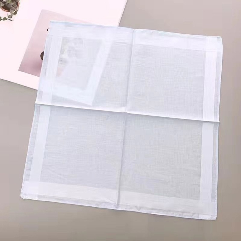 Inste Túi Thời Trang Khăn Tay Màu Trơn Hankies 16x16inch Khăn Bỏ Túi