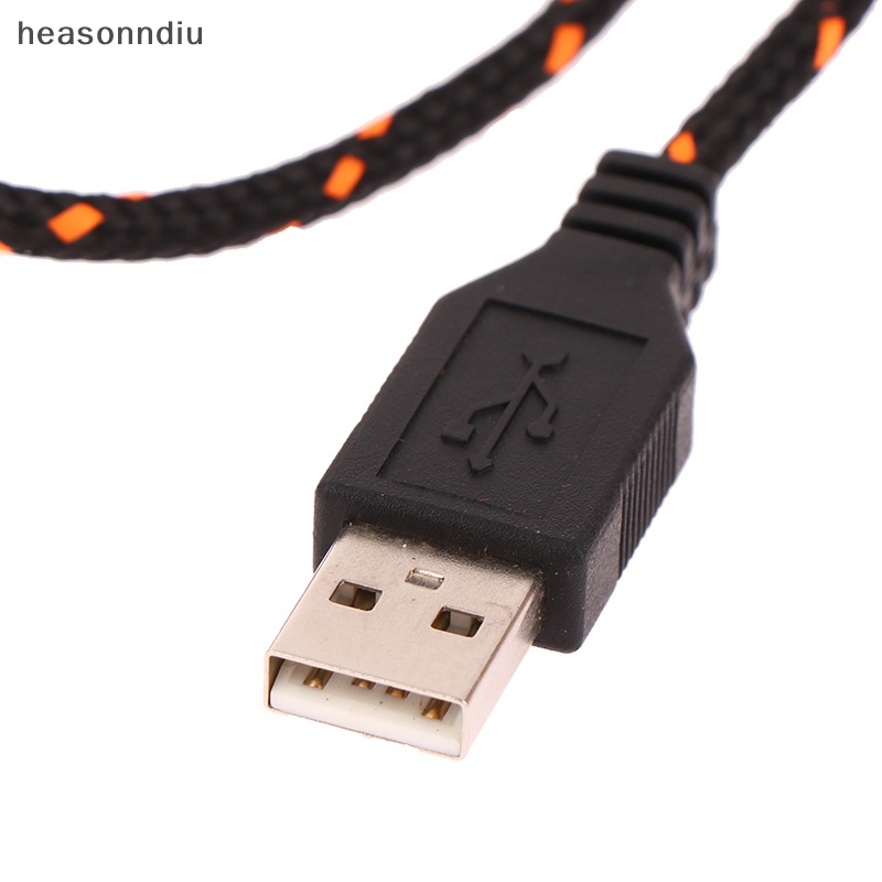 Heasonndu Dây Cáp Chuột USB Nylon Dây Thay Thế Màu Cam, Trắng Cho KANA Dây Chuột Đặc Biệt Thay Thế Tốt Nhất VN