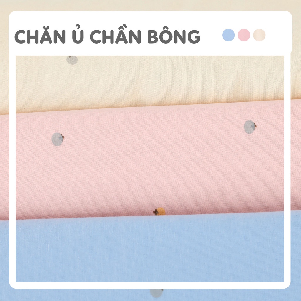 (80x80cm) Chăn Ủ Chần Bông Tiện Lợi Cho Bé Sơ Sinh Dokma Mã DS558