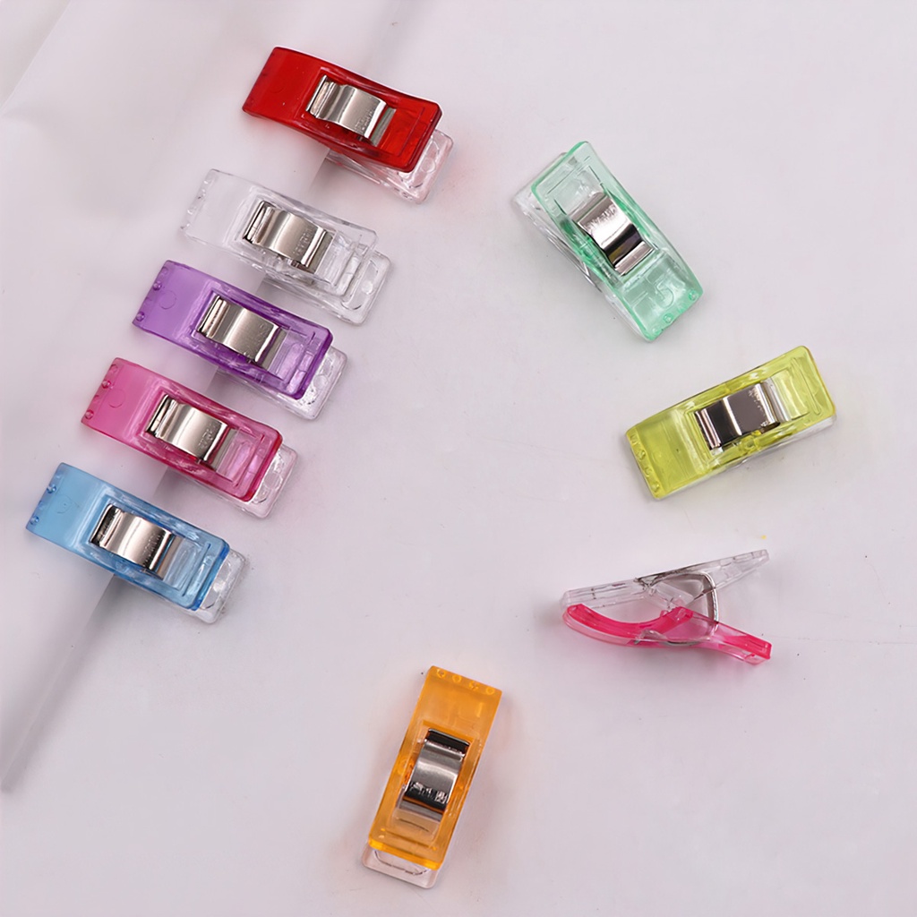 10 cái Kẹp Giữ Vải Siêu Xinh 3 Kích Cỡ Màu Ngẫu nhiên