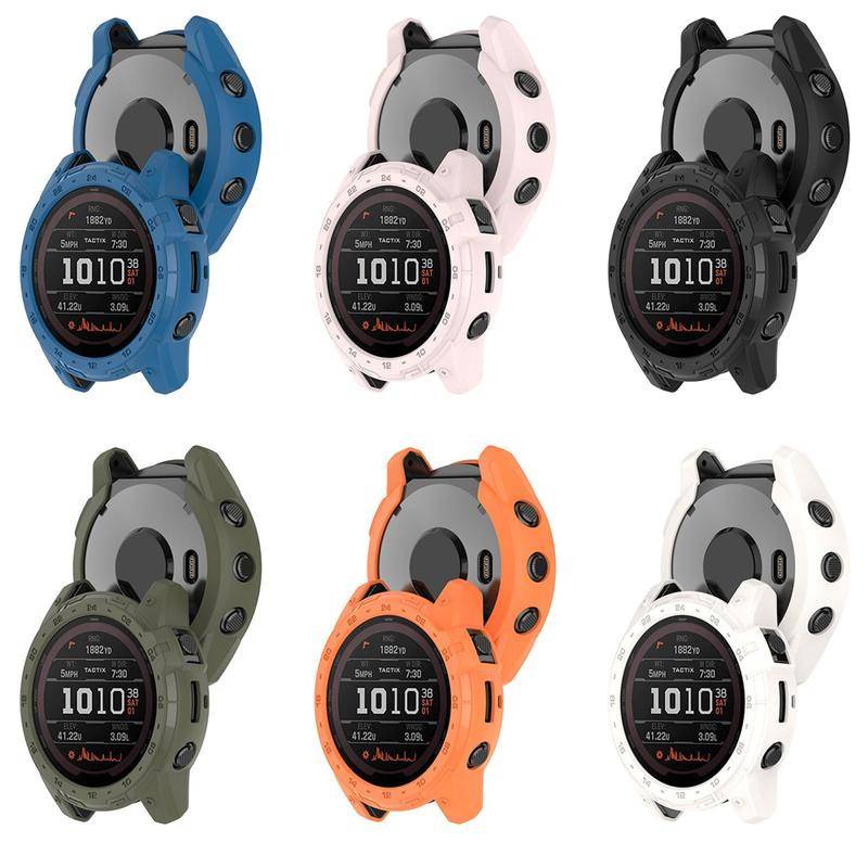 Jker TPU Vỏ Bảo Vệ Cho Garmin Fenix 7 7S 7X Pro Đồng Hồ Thông Minh Mềm Bảo Vệ Vỏ Phụ Kiện Cho Garmin Epix Pro (Gen 2) 51mm Cho Garmin Approach S70 47mm 42mm