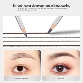 AKK Bút Chì Kẻ Lông Mày Tự Nhiên Chống Mồ Hôi Không Nhòe Lâu Trôi
