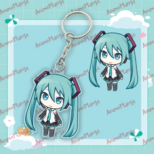 Móc Khóa Hatsune Miku Chibi Chất Liệu Acrylic Treo Cặp Sách Làm Qùa Tặng