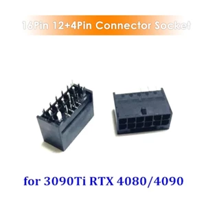 MOON PCIe 5 0 12VHPWR 16Pin 12 + 4Pin Đầu nối cáp nguồn Pin đầu cuối 16Pin 12 + 4Pin