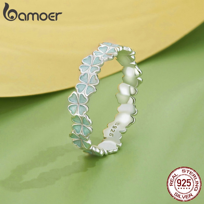 Bamoer Bông Tai Bạc 925 Hình Hoa Bướm Xinh Xắn