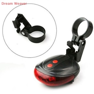 [Dream] 2 Laser + 5 LED Phía Sau Đi Xe Đạp Đuôi Xe Đạp Cảnh Báo An Toàn Đèn Nhấp Nháy mới