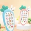 Điện thoại thỏ cà rốt cho bé, có nhạc và đèn ( kèm dây đeo + 3 pin AAA) ĐỒ CHƠI CHO BÉ