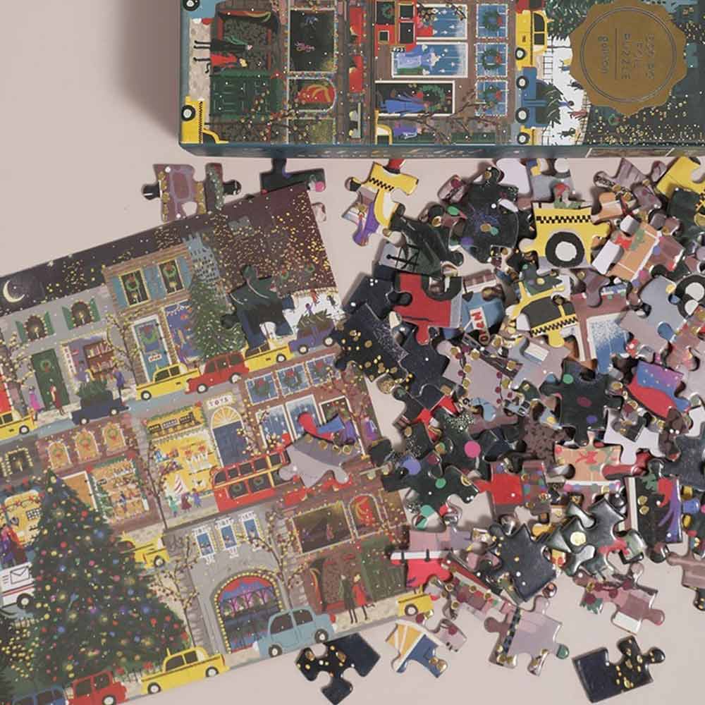 Galison Winter Lights Foil Puzzle Christmas Gift Shopee Việt Nam