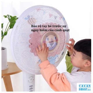 Lưới Bọc Quạt Bảo Vệ An Toàn Cho Trẻ Nhỏ, Sản Phẩm Tiện Lợi Cho Mọi Nhà ( Giao mẫu ngẫu nhiên ) GD751-BocQuat-nho