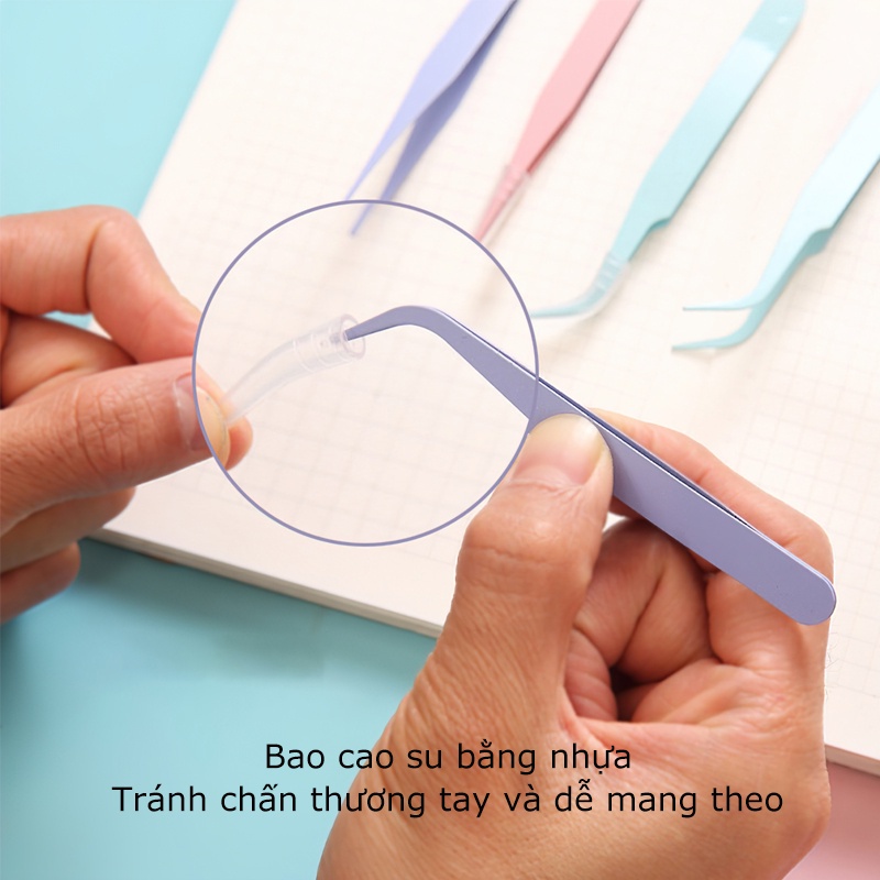 [HCM] Nhíp Gắp Sticker, Linh Kiện Nhỏ Màu Macaron, Nhíp Cầm Gắp Đa Năng--Giacomo | BigBuy360 - bigbuy360.vn