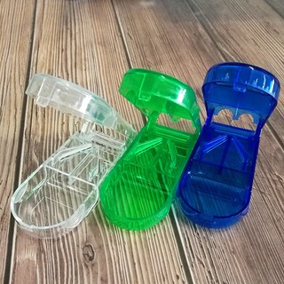 Hộp Cắt Thuốc Viên Chia 3 Màu Mới