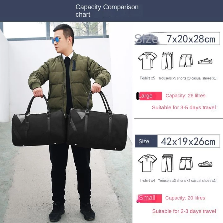 Men's New Travel Handbag Shoulder Bag Doanh – 6