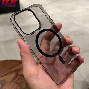 Ốp lưng điện thoại từ tính siêu mỏng trong suốt cho iPhone 17 Air 16 15 14 Plus 13 12 Pro Max Chống va đập vỏ cứng