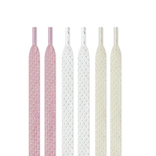 Dây Giày Vải canvas 1.2cm Màu Trắng / Vàng / Bạc Lấp Lánh Nhiều Màu Lựa Chọn