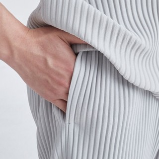 Miyake Quần Xếp Ly Nam Drap Rời Ống Rộng Thẳng Xếp Ly Thường Ngày Phù Hợp Với Quần Nam Nhật Bản JF150