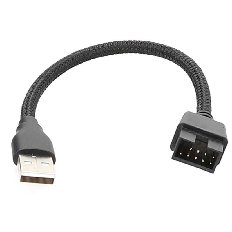 Bt USB A Male to 9 Pin Male PC Mainboard Cáp nối dài dữ liệu bên trong mượt mà