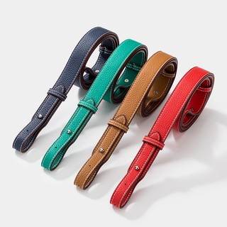 Dây thay thế vai 2,6% cm rộng, họa tiết vải thiều, da thật, điều chỉnh độ dài, phù hợp túi Lindi và ba lô