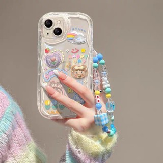 Ôp Điện Thoại Hình Hoa / Thỏ / Gấu 3d Có Dây Đeo Cho samsung galaxy a13 a05 a71 a72 a73 s20fe g530 j2 j7 prime Ốp