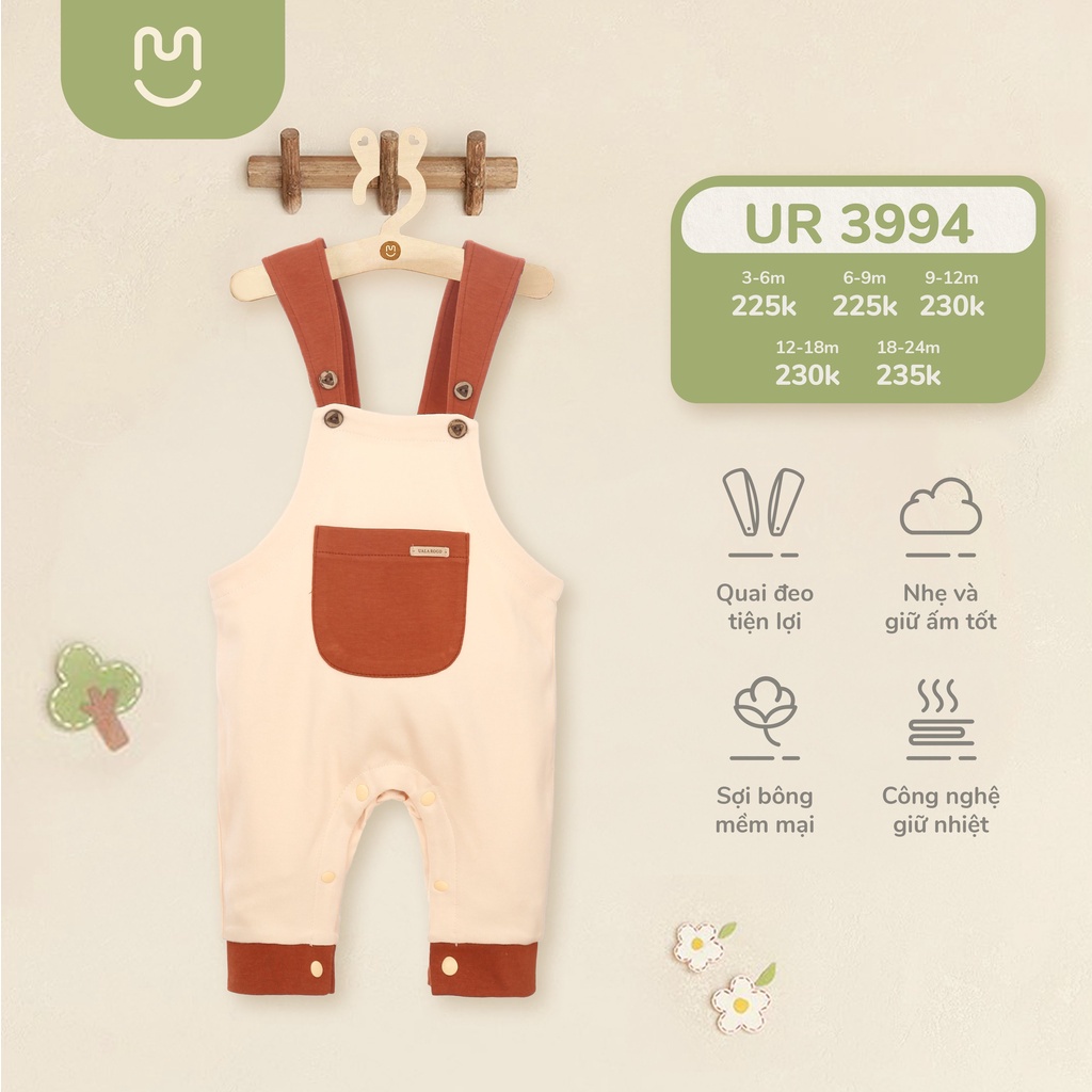 (5-12kg, 3-24M) Set Yếm, Yếm Nỉ Trơn Uala Cotton Siêu Mềm Cho Bé UR3994 UR3897 UR265