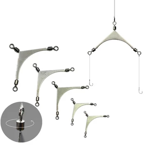 10 Cái / Lốc Mới Vòng Nối Cần Câu Cá 3 Chiều