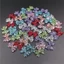 20 Chiếc 15 * 19 Mm Chất Liệu DIY Handmade Trang Sức Bông Tai Phụ Kiện Acrylic Đính Hạt Nhiều Màu Trong Suốt Nơ
