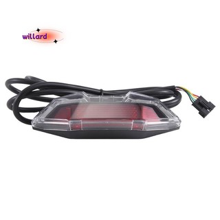 36v Xe Đạp Điện Đèn Phía Sau LED An Toàn Đi Đêm Cảnh Báo Xe Đạp E-Bike Đuôi Xe Đạp Phần