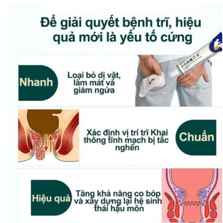 Nhật Bản Kem thảo dược bôi trĩ kháng khuẩn, giảm sưng tấy, cầm máu, làm lành vết thương hiệu